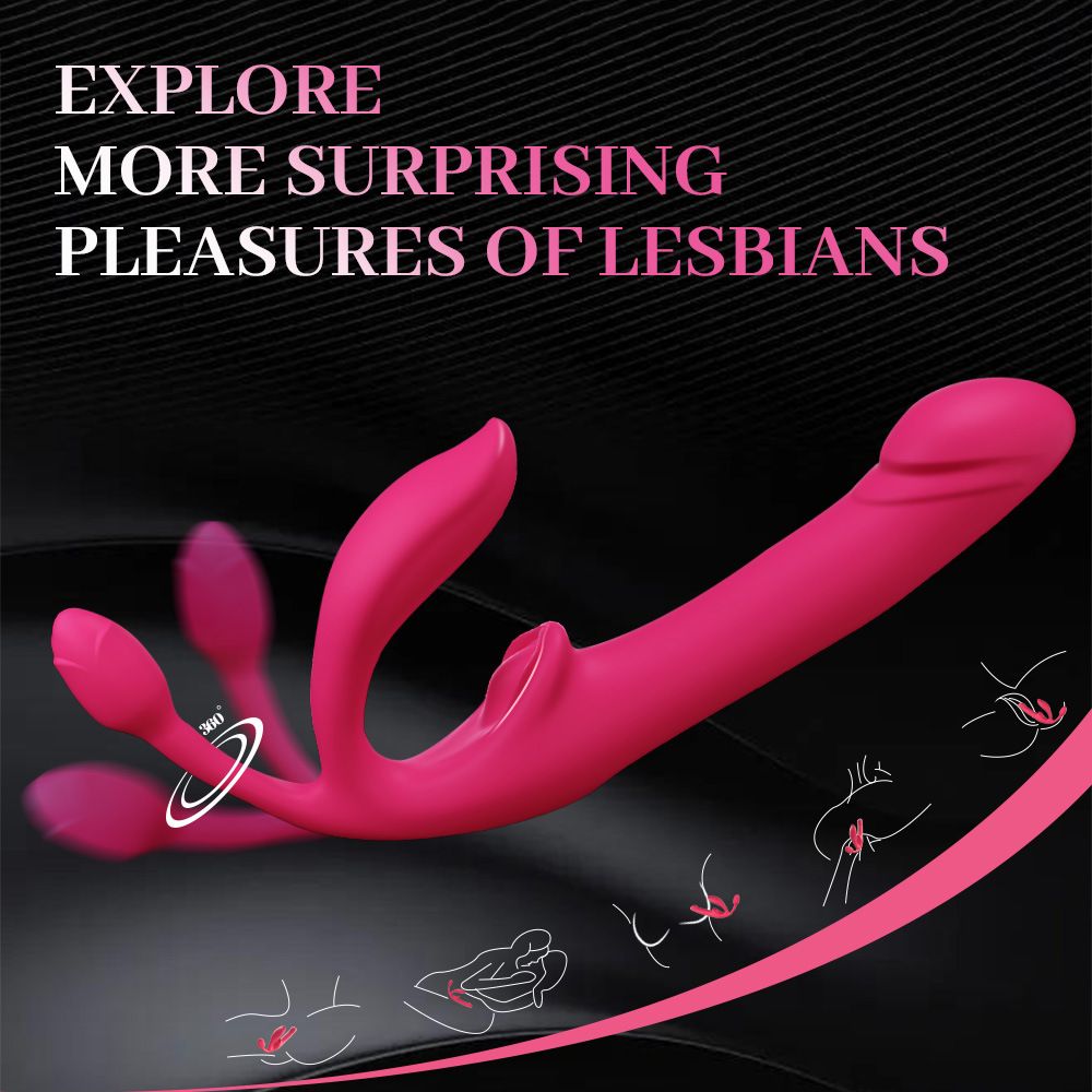 (Telescopic) Bullet Vibrators for Lesbian Sex Toy Adult Products Wearable Double Head Telescopic Vibrating Wand Women Wireless Remote Control Masturbation