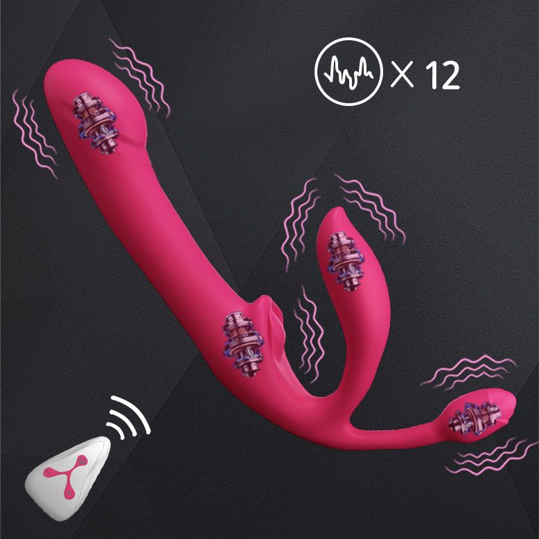(Telescopic) Bullet Vibrators for Lesbian Sex Toy Adult Products Wearable Double Head Telescopic Vibrating Wand Women Wireless Remote Control Masturbation