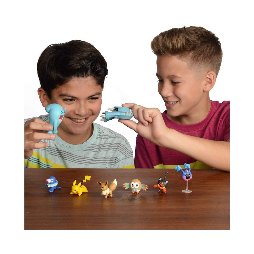 Pokemon Figure Pikachu BATTLE READY Battle Figures Boxed Toys 8pcs Set