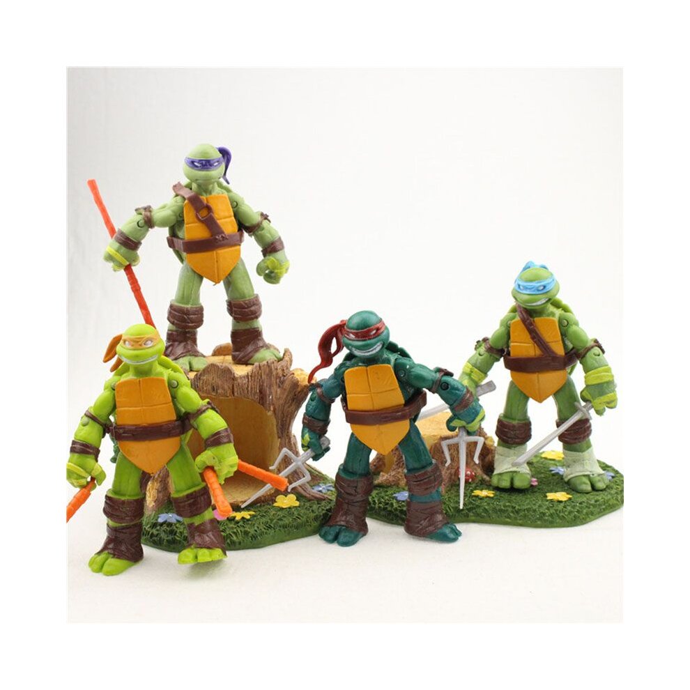 4pcs Teenage Mutant Ninja Turtles Classic Collection 5' Action Figure Kids Toys