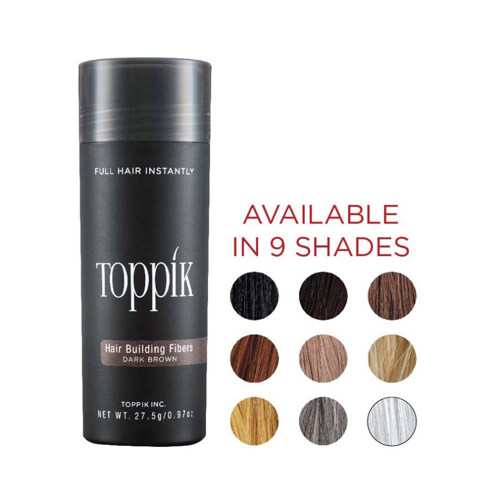 (Dark Brown) Toppik Hair Building Fibres | Hair Fibres For Thinning Hair