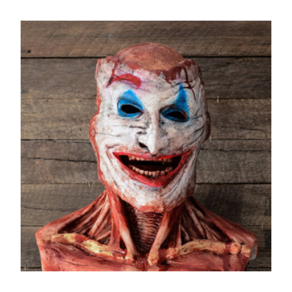 Halloween Tear-Off Joker Mask