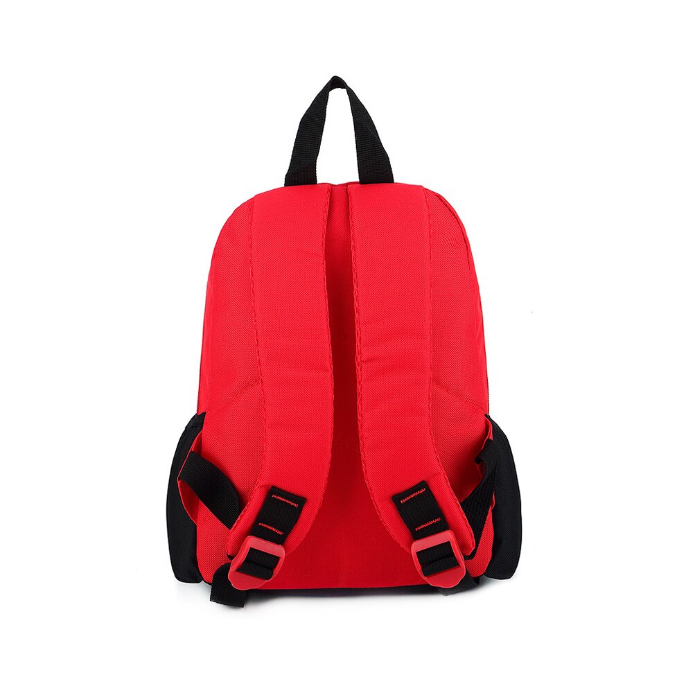Kids Superhero Backpack Spiderman Superman School Book Bag Rucksack Back to School Rucksack Student Kindergarten Birthday Gift Iron Man Red
