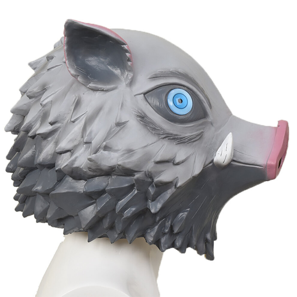 Demon Slayer Kimetsu no Yaiba Cosplay Hashibira Inosuke Mask Wild Boar Face Mask