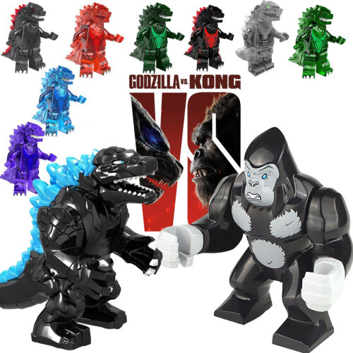 10PCS Kong vs. Godzilla Minifigures Compatible Toys Fit Lego