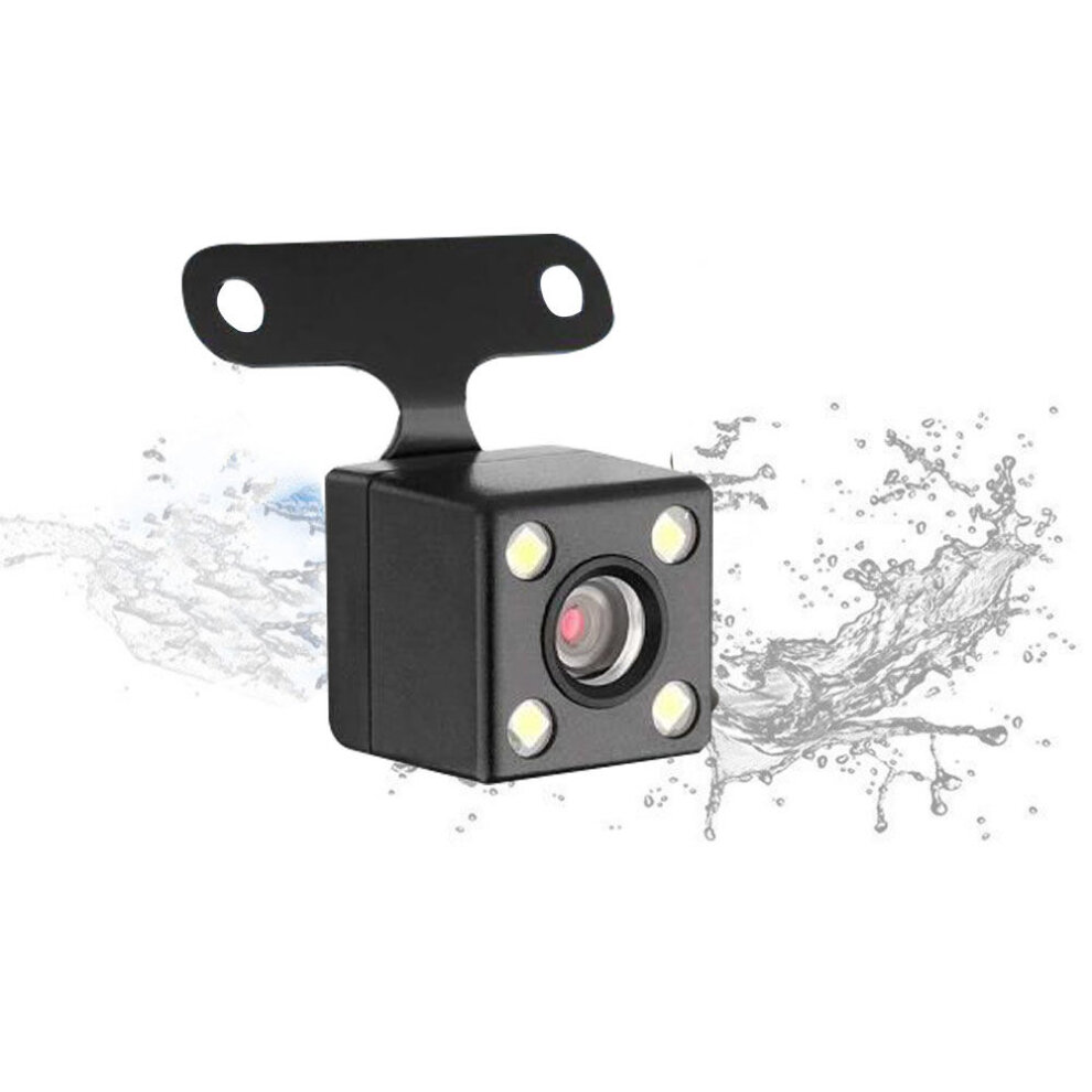(IPS Touch Screen) 4-in Driving Recorder Dual Camera Reversing Image