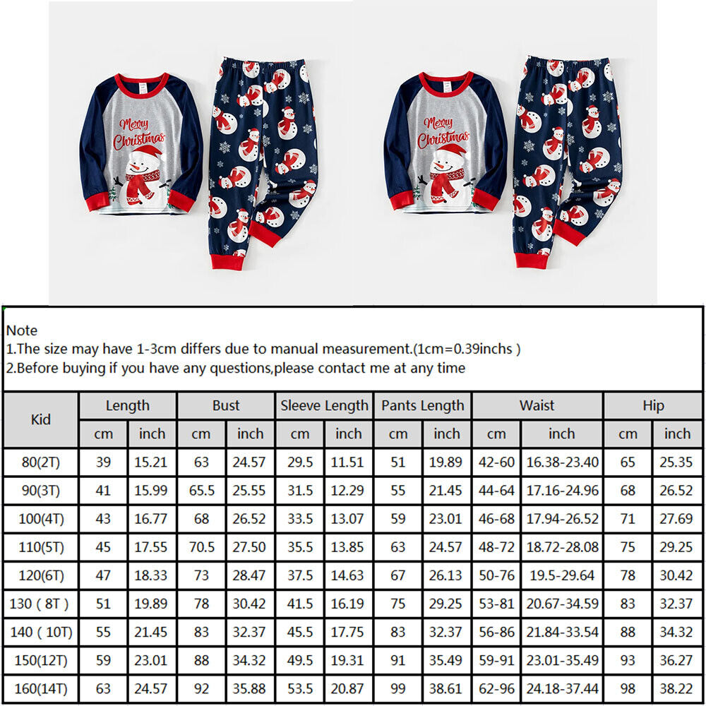 (6M Baby) Xmas Family Matching Pajamas Set New Arrivals 2023 Christmas Tree Snowman Print Adult Kids Pjs Baby Jumpsuit Dog Clothes Christmas Family Matching PJS Womens Kids Sleepwear Xmas PJs Sets