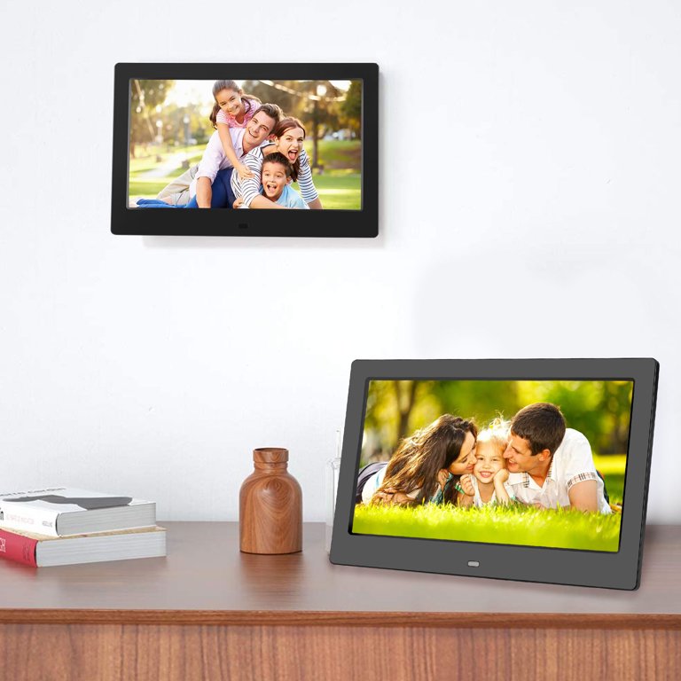 Digital Photo Frame 10 Inch Electronic Picture Frame Support USB and SD Card Photo Video Player With Remote Control New Year Birthday Christmas Xmas Gifts for Family