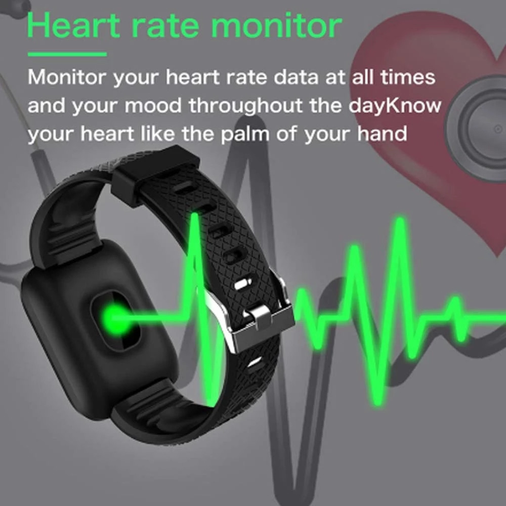 Bluetooth Smart Watch Fitness Tracker 1.44 Touch Screen Waterproof Smartwatch Sports for iOS Android Black