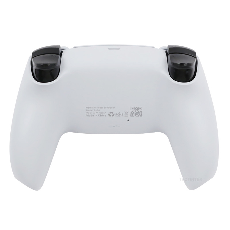Bluetooth Game Controller Fit Ps5 Playstation 5 Wireless Game Console Handle Grips Gamepad with Turbo White
