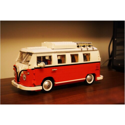 Volkswagen T1 Camper Car Model Series 1334pcs Building Blocks For Children Figure High-Tech Christmas Gifts
