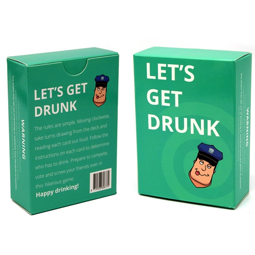 Lets Get Drunk Party Family Friends Drinking Game