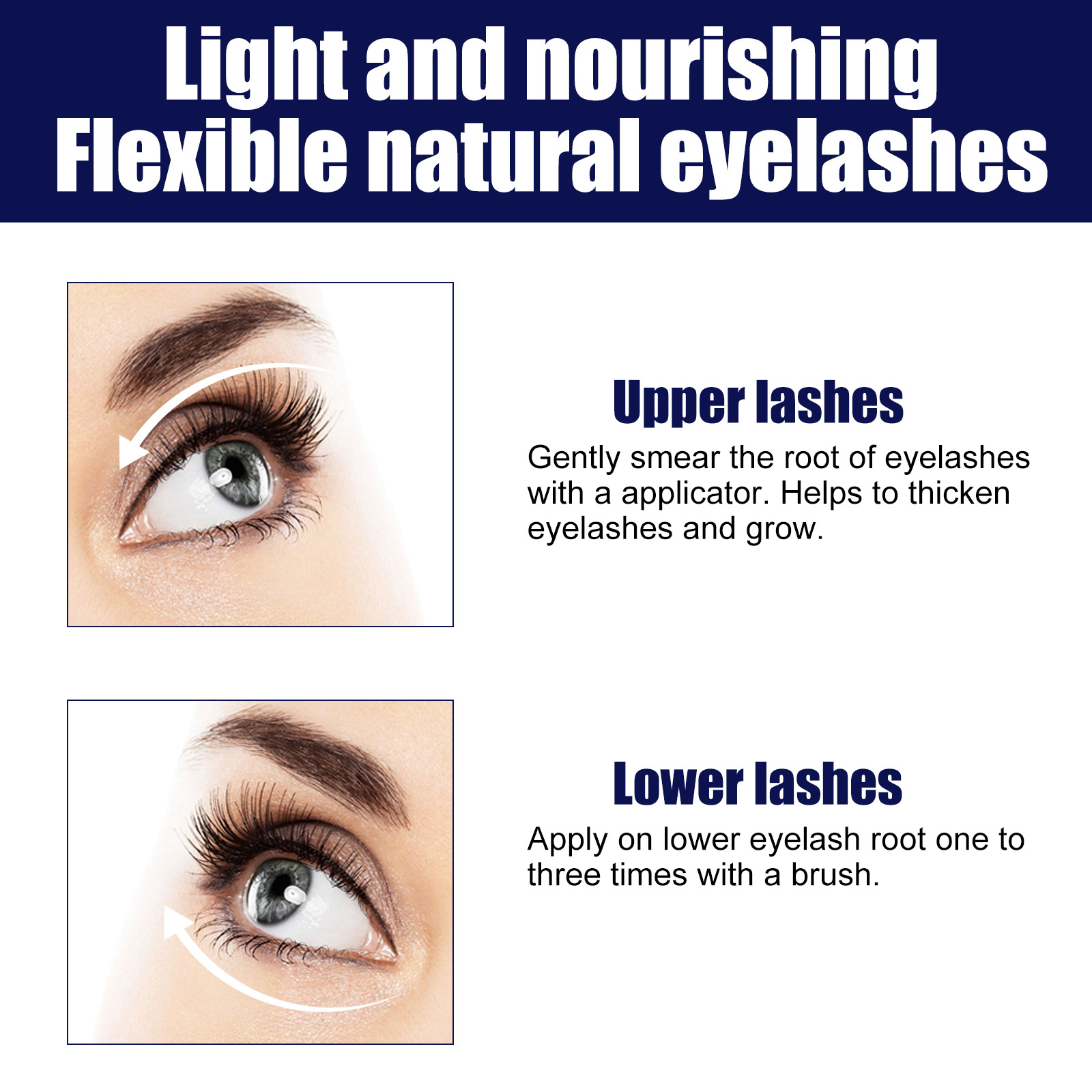 Eyelash Nourishing Growth Liquid Eyelashes Enhancer Serum Lash Lift Lengthening Nourishing Fuller Thicker Lashes Treatment Care 5ml