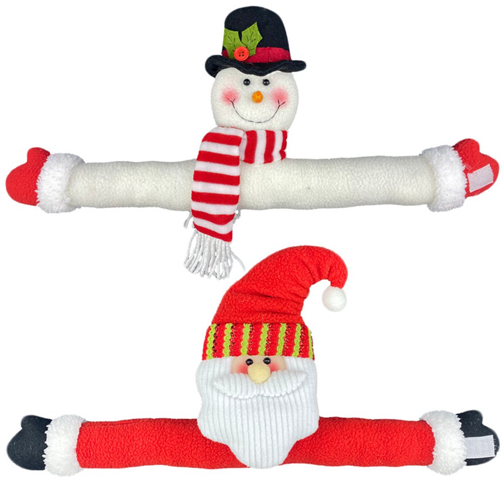 (1PCS Santa Claus) 2PCS 3D Christmas Curtain Tiebacks Dolls Curtain Buckle Holdbacks Curtain Clips Curtain Tie backs Window Strap Buckle Holder Xmas Santa Claus Snowman Window Home Decoration Decors Ornaments