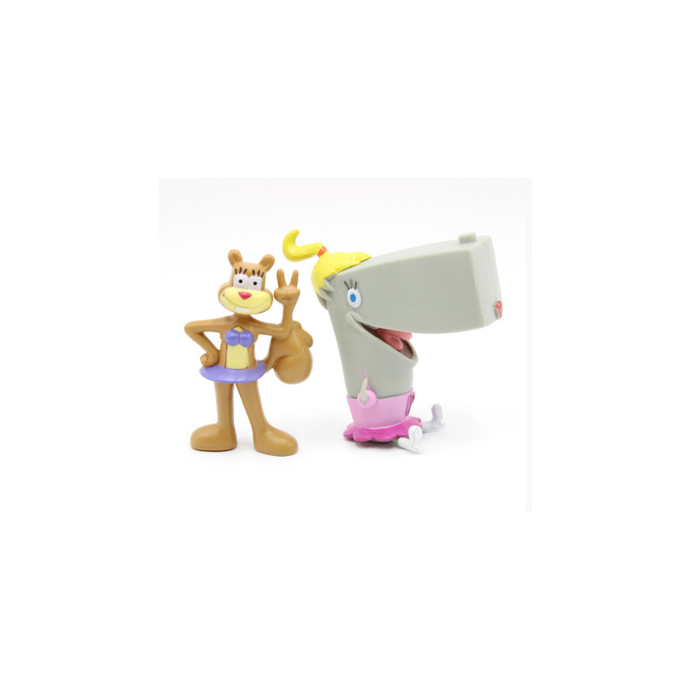 12pcs Spongebob Patrick Cartoon Figure Toy
