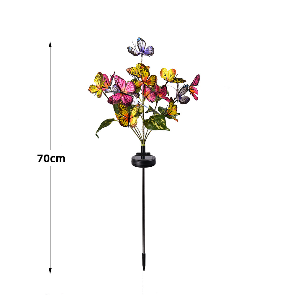 Butterflies Solar Lights Outdoor Garden Stake Lighting LED Lights for Yard Lawn Decorations