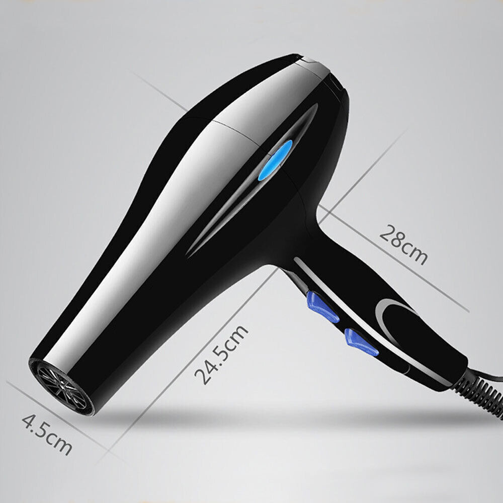 2200W Professional Style Hair Dryer Nozzle Concentrator Blower Pro Salon Heat UK