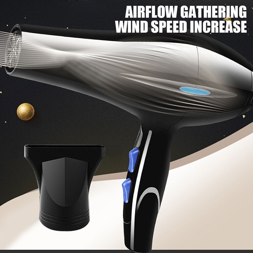2200W Professional Style Hair Dryer Nozzle Concentrator Blower Pro Salon Heat UK