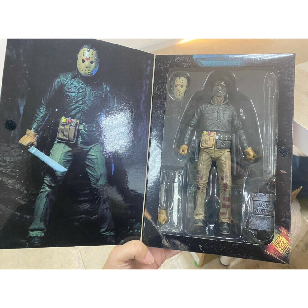 Neca Horror Friday The 13th Part VI Jason Lives 7 Action Figure Model Toy Gift