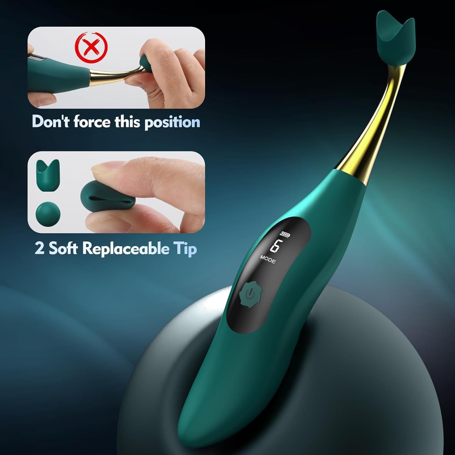 Sex Toys Dildo Vibrator for Women Adult Toys High Frequency Powerful Female Vibrating Clitoral G spot Vibrator Stimulator LCD Screen Display for Couple