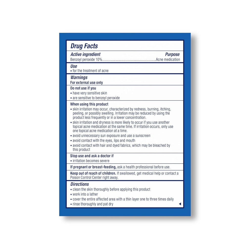 PanOxyl Acne Treatment Bar 113g - 10 Benzoyl Peroxide