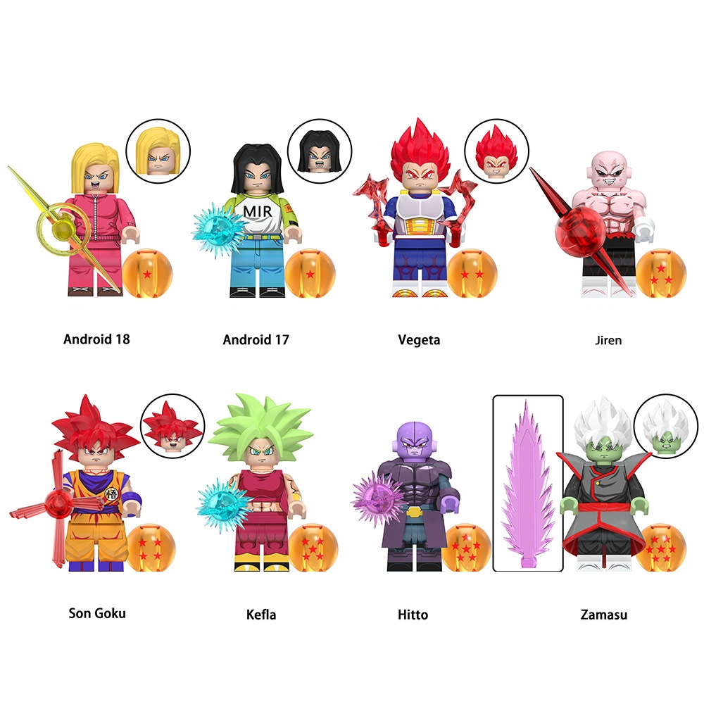 Dragon Stars Minifigures Super Saiyan Dragon Ball Super Dragon Stars Anime Figures Multiple Colors for Birthday Gifts