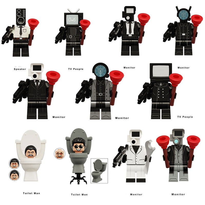 Toys Mini Figures Toilet Man Game Building Blocks Inspire Creativity Long Lasting Enjoyment Countless Hours Of Entertainment Gift for Kid