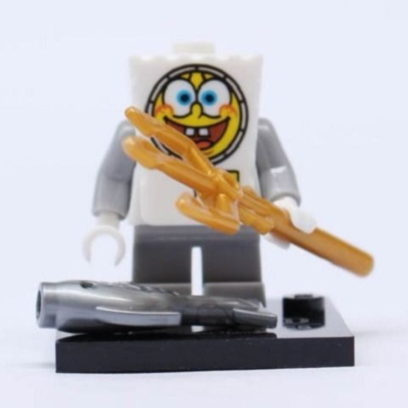 SpongeBob Patrick Star Blocks Cartoon Anime Assembled Model Small Building Blocks Children Cute Boys Girls Educational Gifts