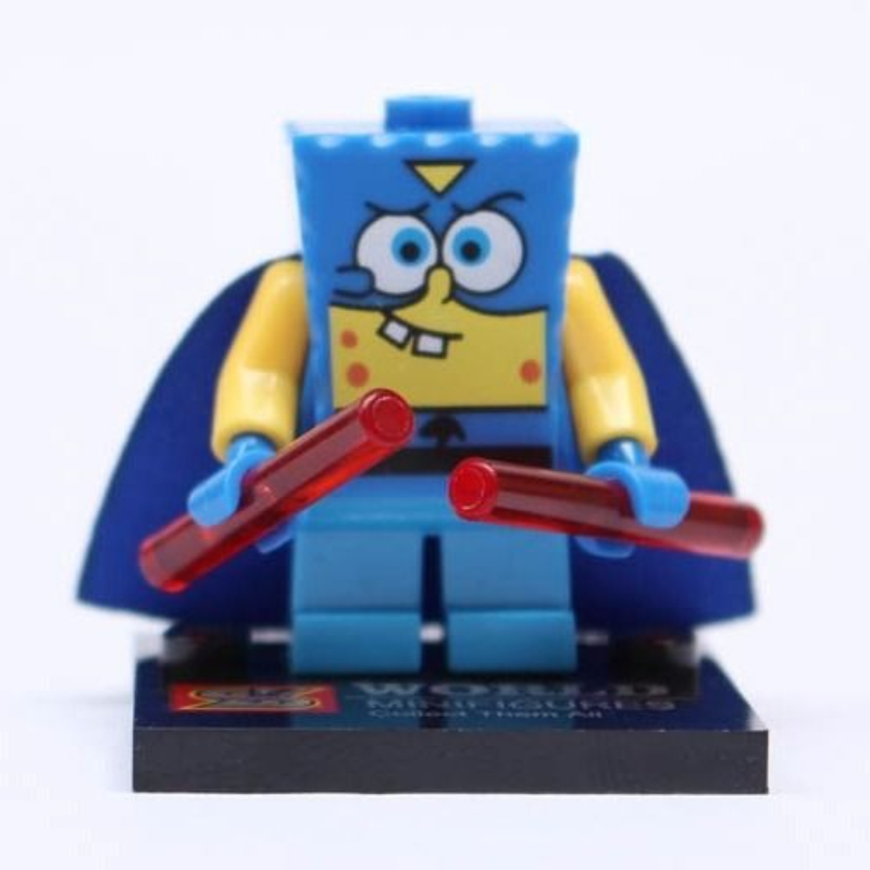 SpongeBob Patrick Star Blocks Cartoon Anime Assembled Model Small Building Blocks Children Cute Boys Girls Educational Gifts
