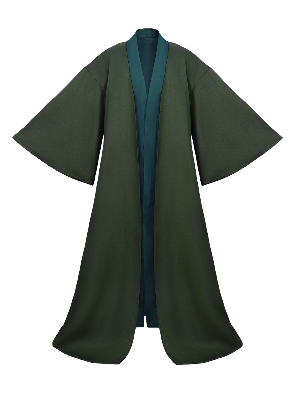 (130CM) Kids Wizard Robe Halloween Costume Harry Potter Voldemort Cosplay FDM Magic Cape for Stage Performance Roleplay