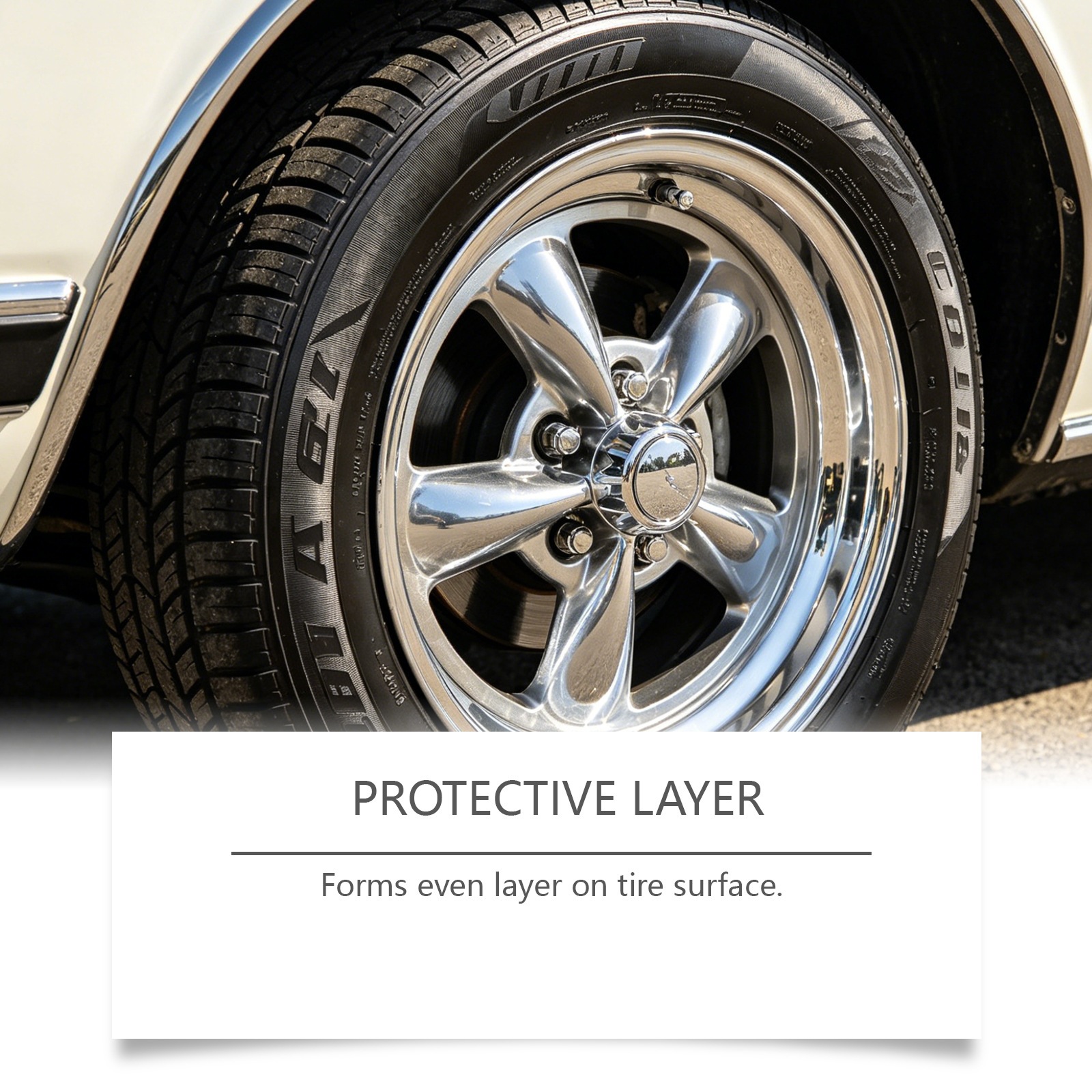 Tyre Shine Spray For Cleaning Polishing And Restoring Tyre Appearance Daily Care