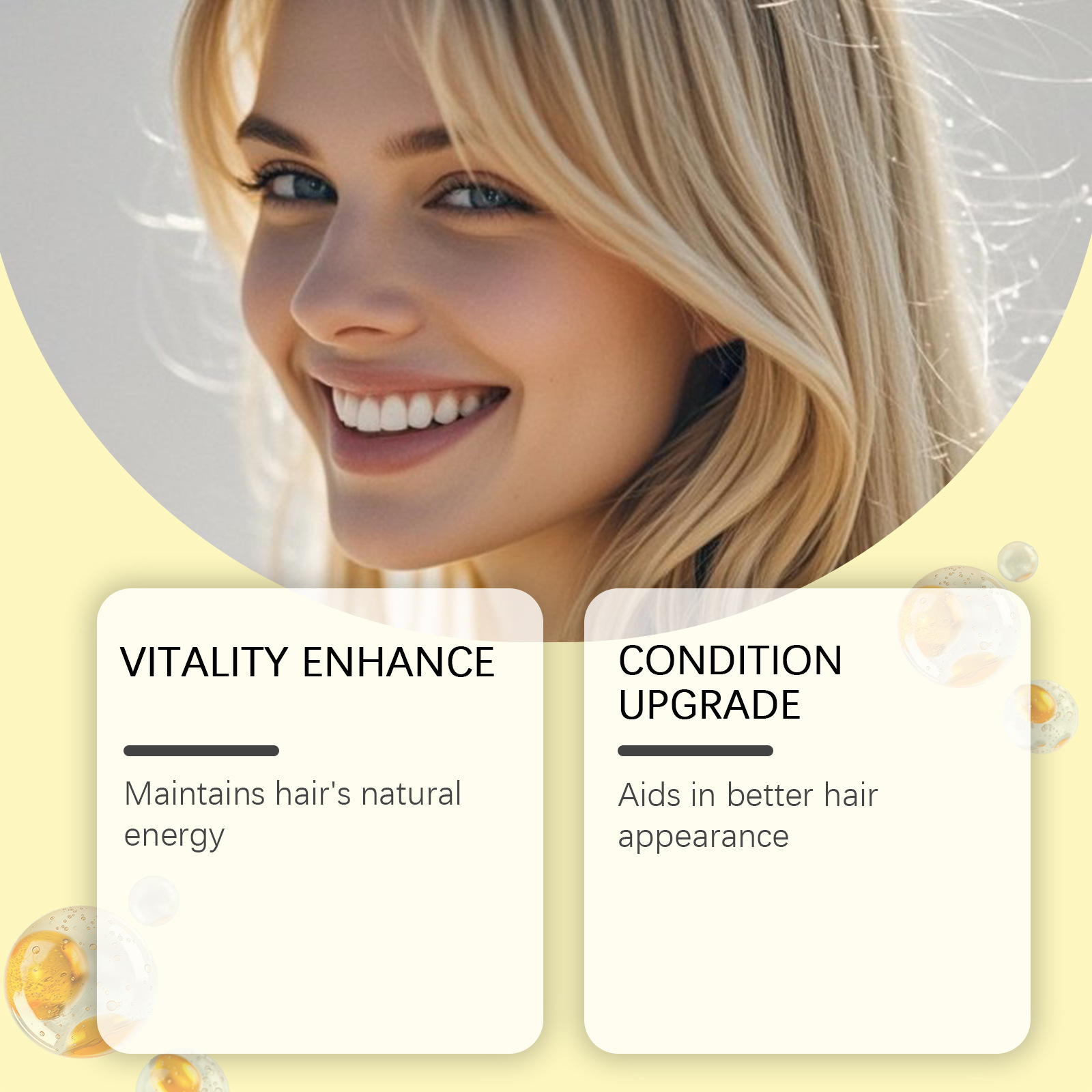 Hair Care Spray Gentle Nourishing Smoothing Natural Shine For Daily Hair Routine And Styling