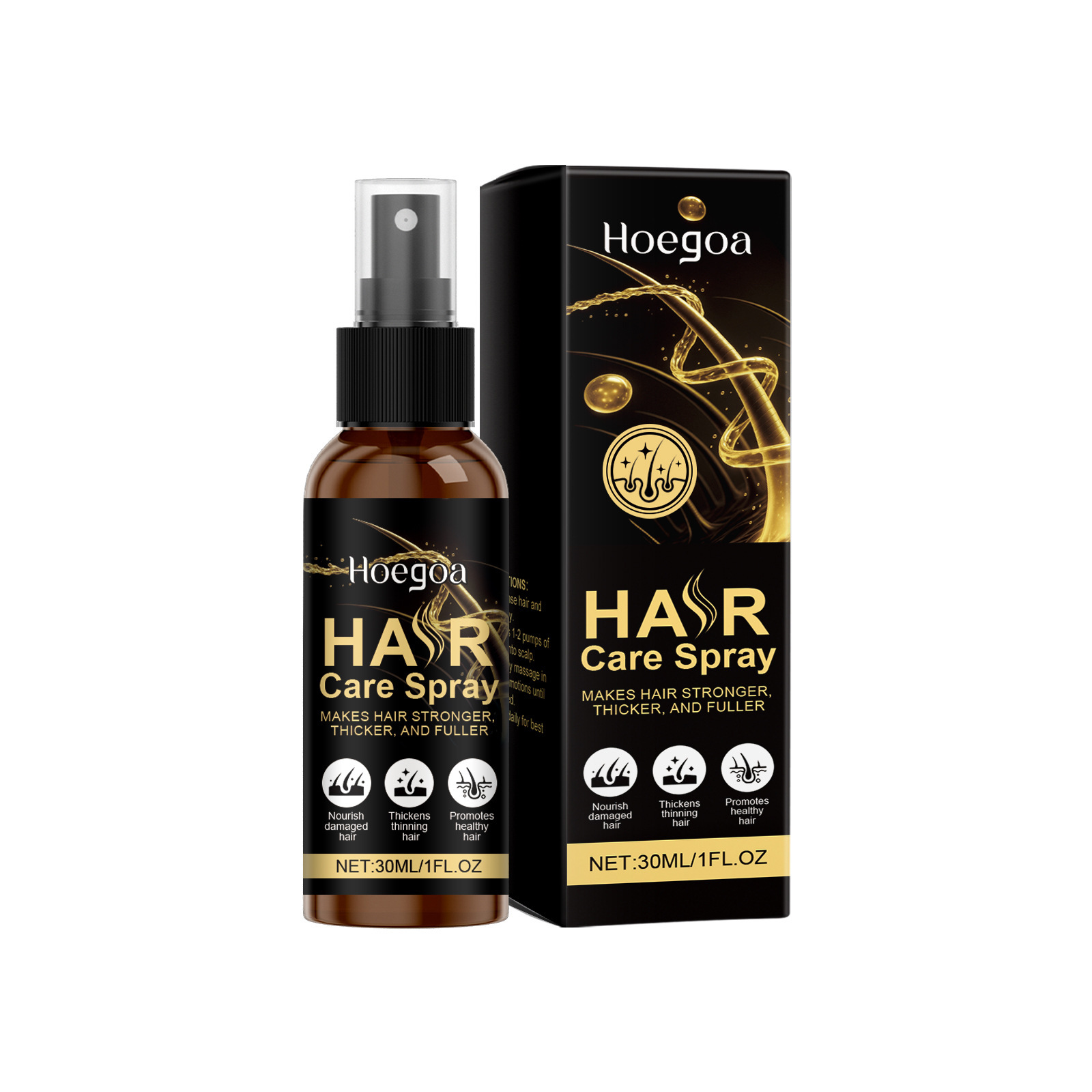 Hair Care Spray Gentle Nourishing Smoothing Natural Shine For Daily Hair Routine And Styling