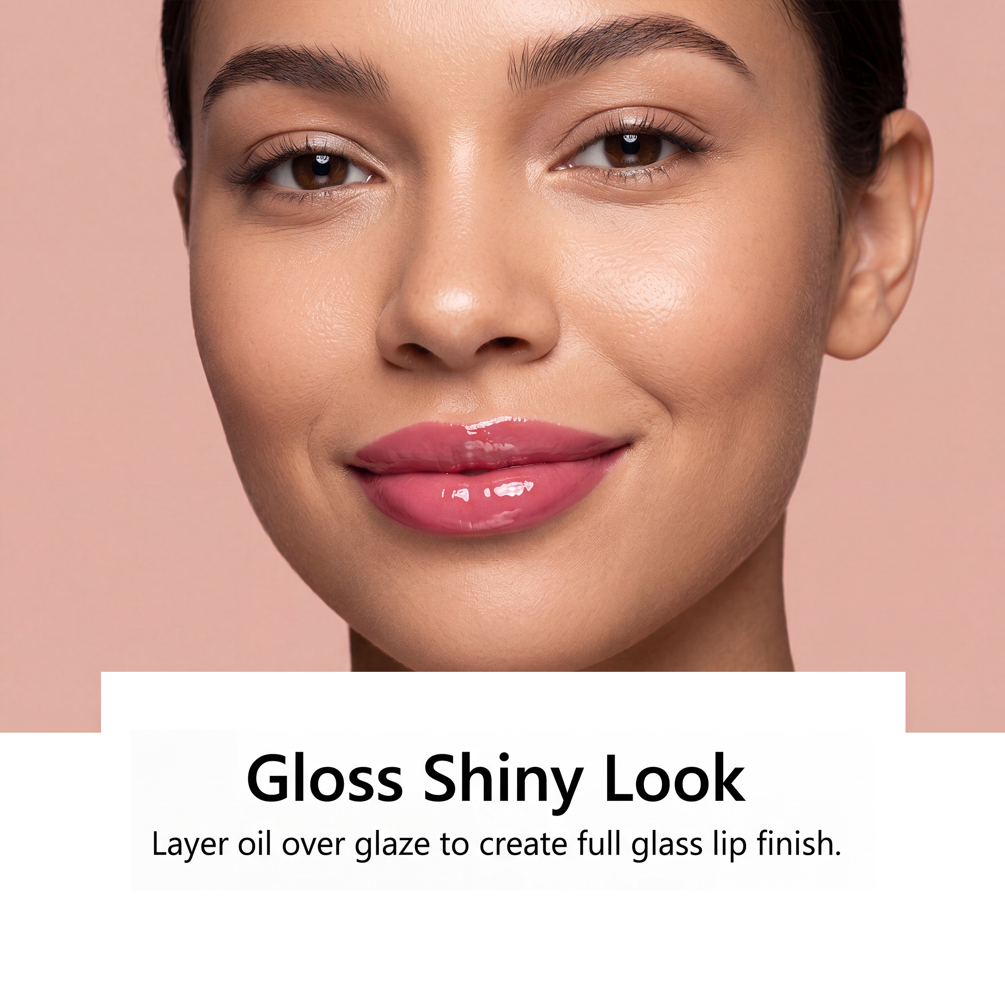 Two In One Longwear Gloss Lip Gloss Deep Pink Smooth Pigmented Hydrating Shine Transferproof Light Daily Versatile Makeup