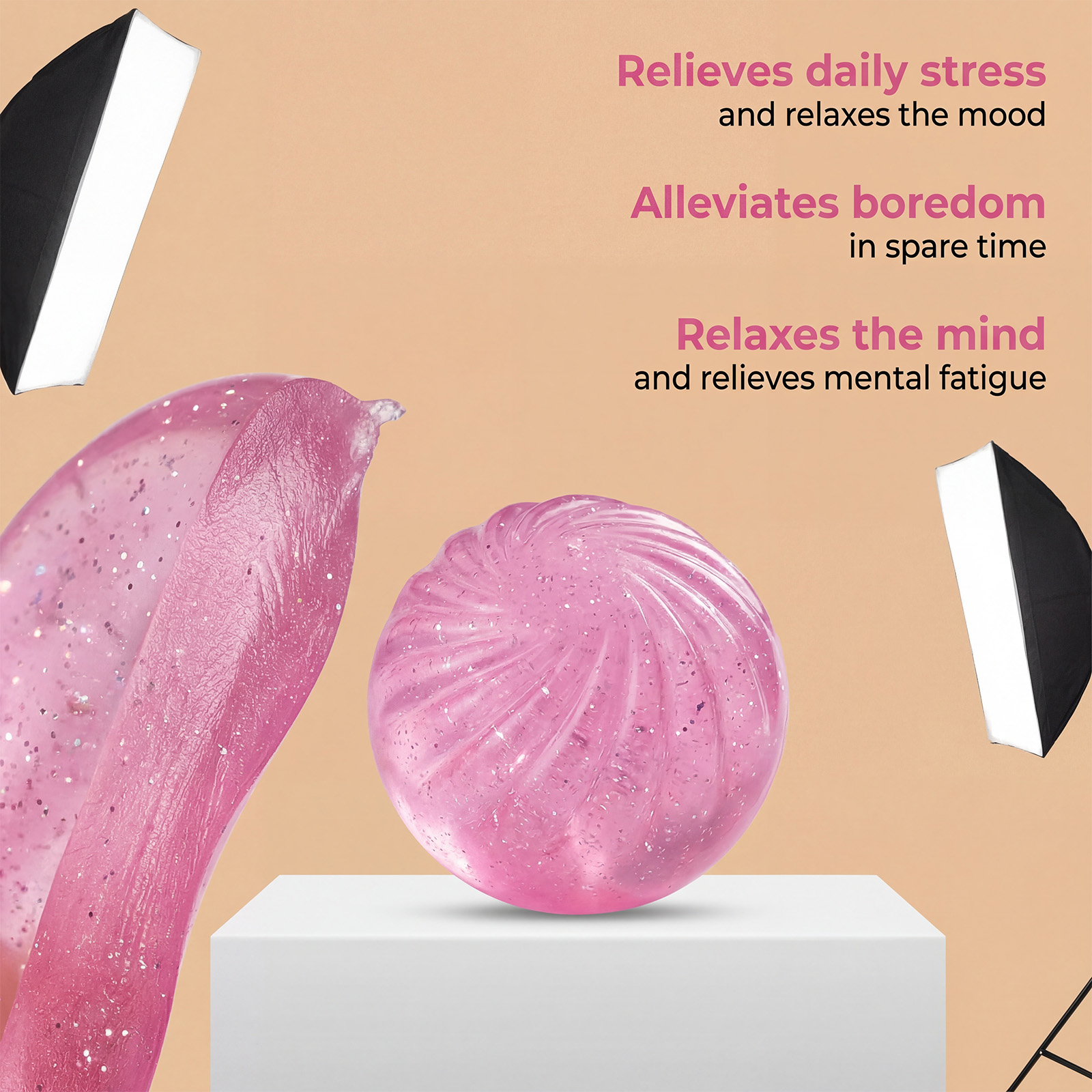 Steamed Bun Squishy Stress Relief Toy Portable Tough Material Soft Rebound Train Fingers Safe Texture Daily Boredom Release