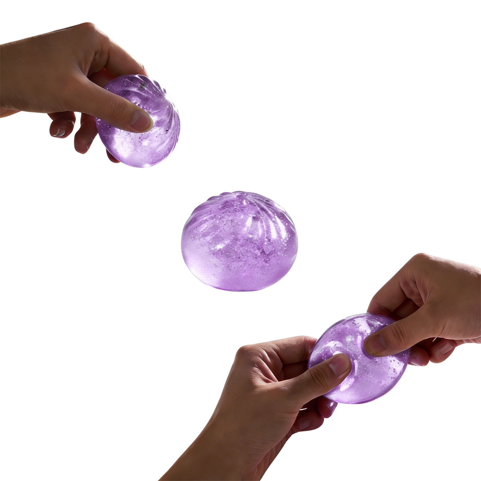Steamed Bun Squishy Stress Relief Toy Portable Tough Material Soft Rebound Train Fingers Safe Texture Daily Boredom Release