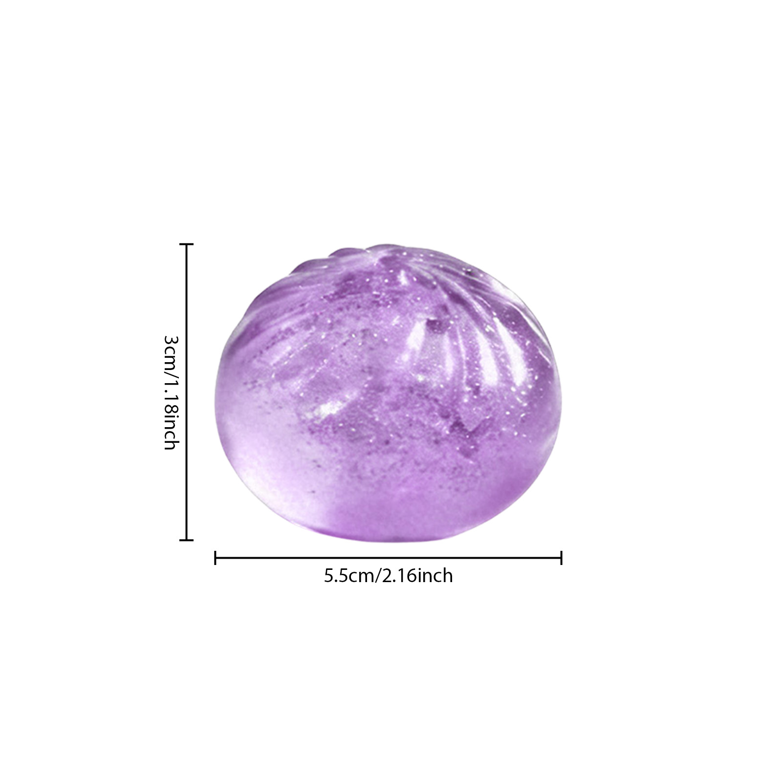Steamed Bun Squishy Stress Relief Toy Portable Tough Material Soft Rebound Train Fingers Safe Texture Daily Boredom Release