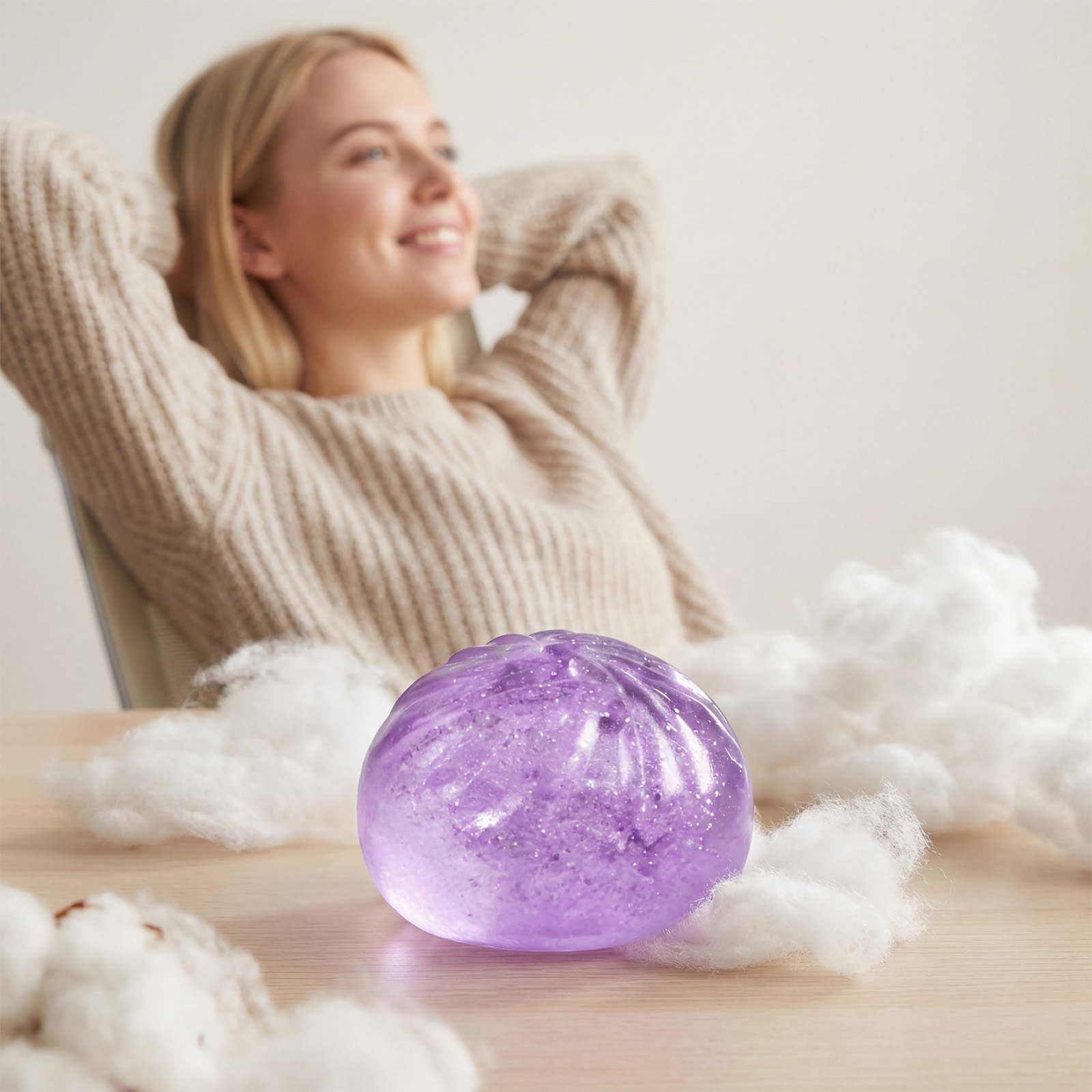 Steamed Bun Squishy Stress Relief Toy Portable Tough Material Soft Rebound Train Fingers Safe Texture Daily Boredom Release