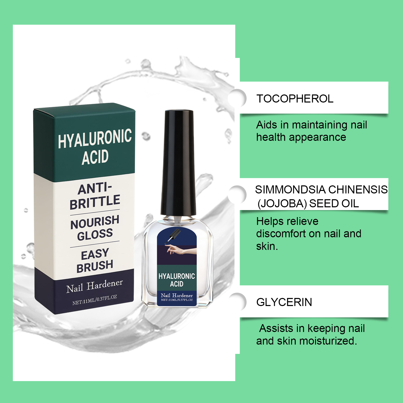 Nail Care Essence Mild Gentle Nourishing Repair Smooth For Hand Foot Soft Thick Nail Care