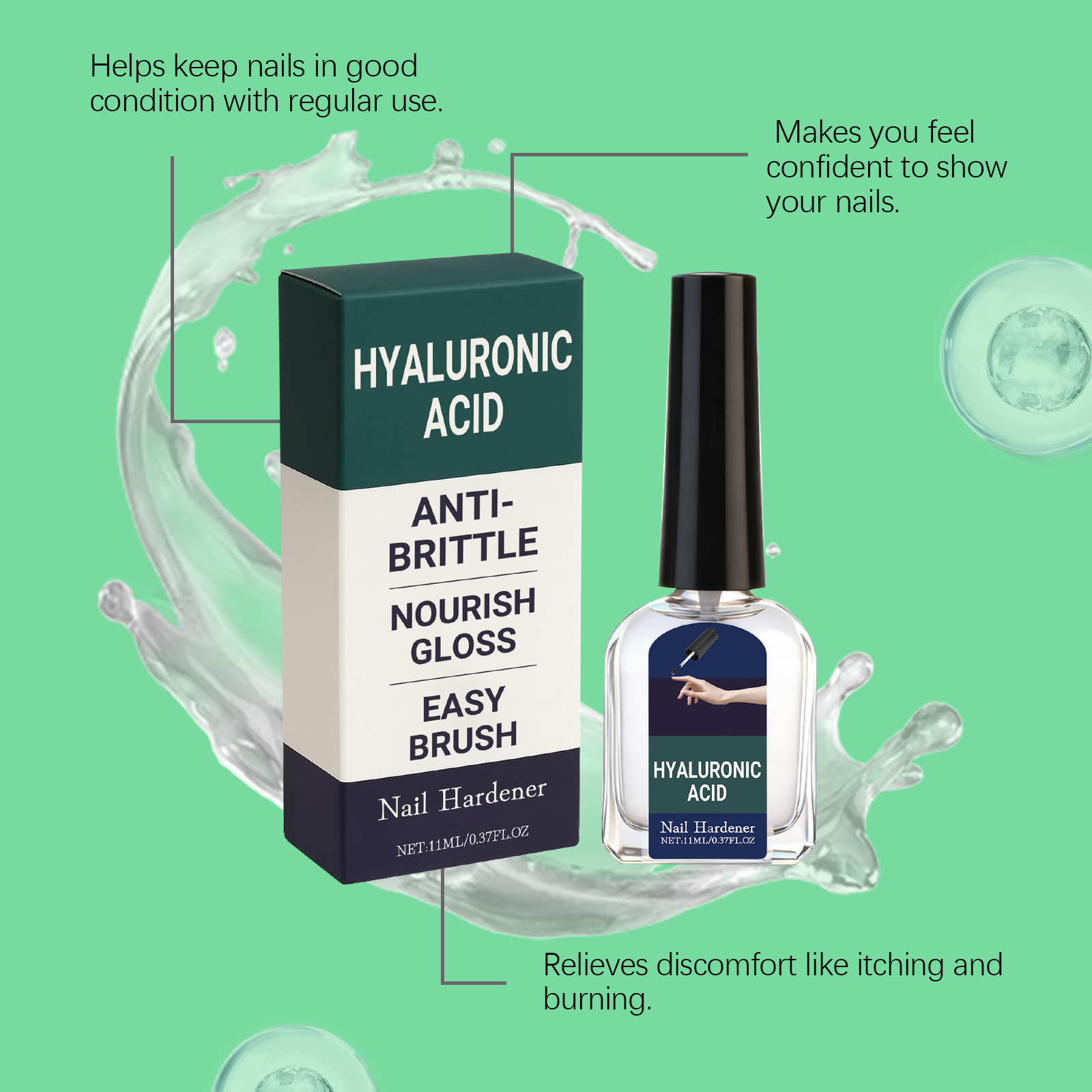 Nail Care Essence Mild Gentle Nourishing Repair Smooth For Hand Foot Soft Thick Nail Care