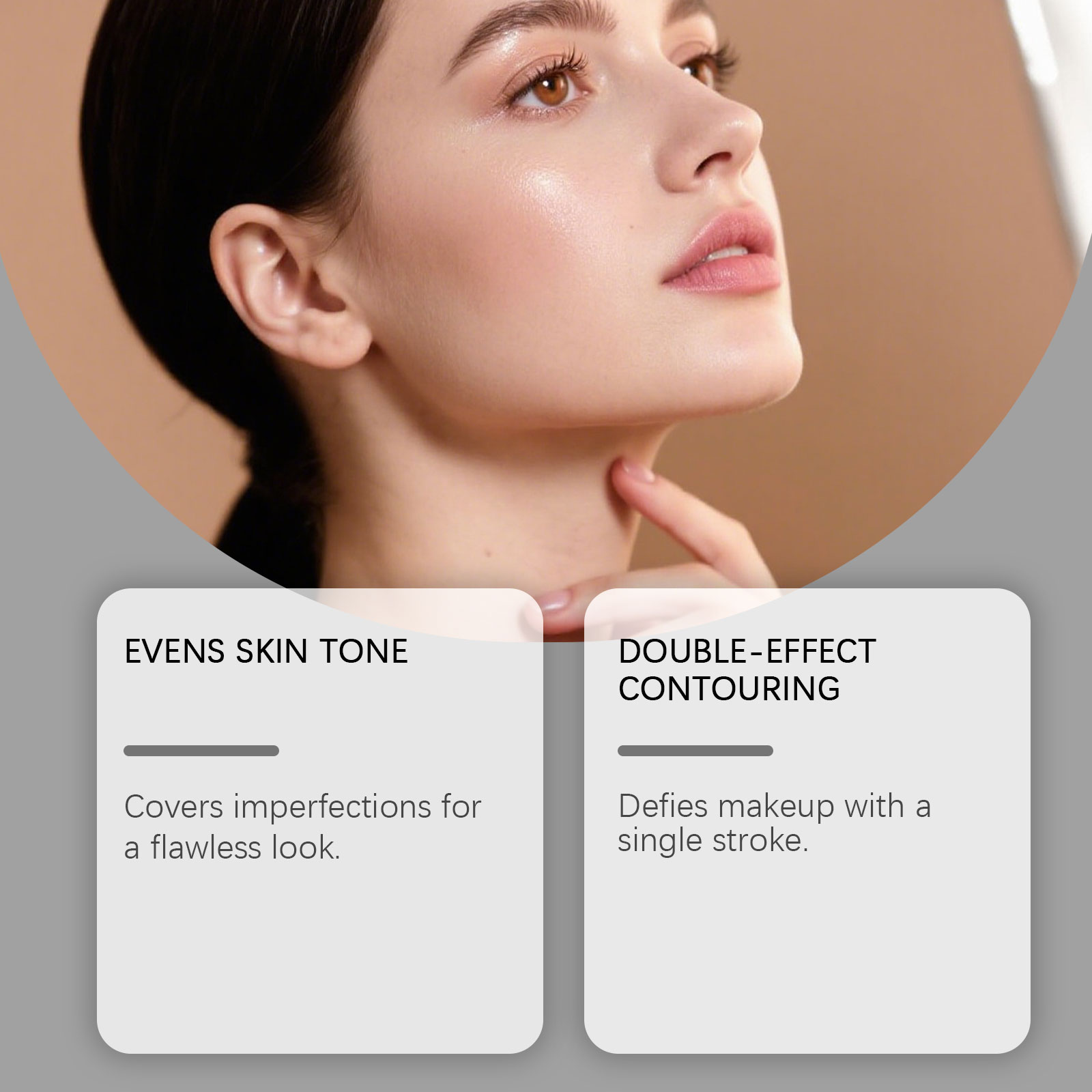 Concealer Color Changing Foundation Stick Ivory White Natural Fit Concealing Light Hydrating Matte Sheer Facial Base Makeup Modification