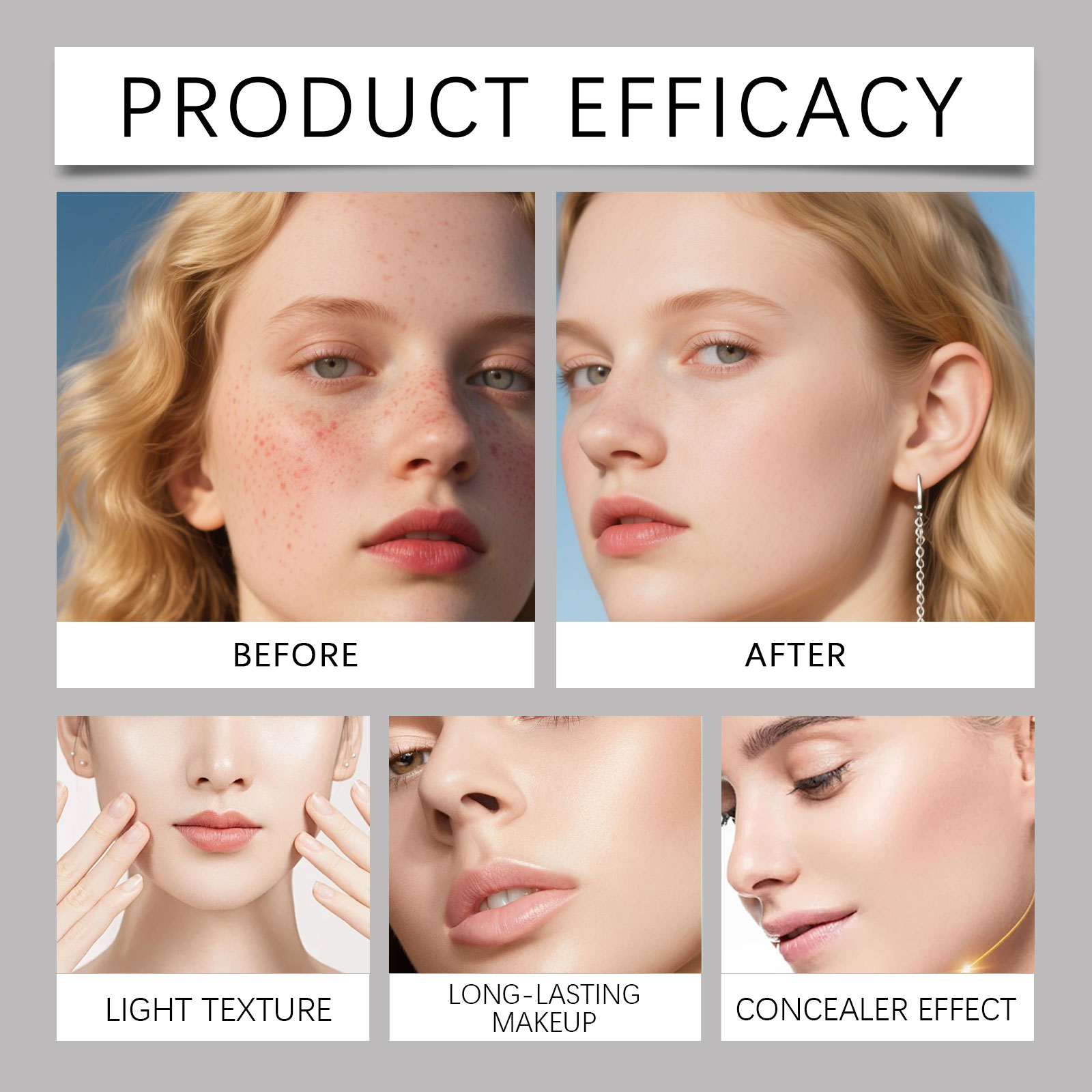 Concealer Color Changing Foundation Stick Ivory White Natural Fit Concealing Light Hydrating Matte Sheer Facial Base Makeup Modification