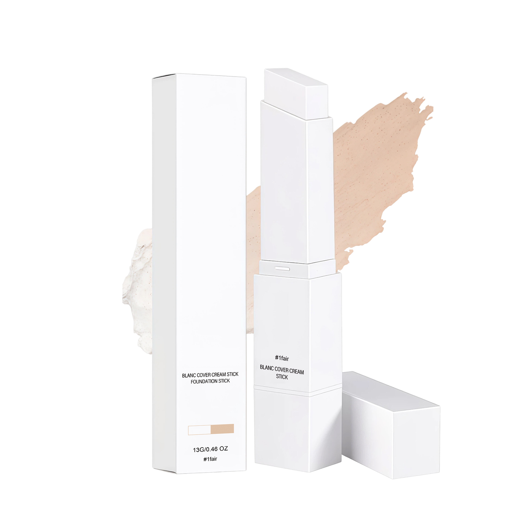 Concealer Color Changing Foundation Stick Ivory White Natural Fit Concealing Light Hydrating Matte Sheer Facial Base Makeup Modification