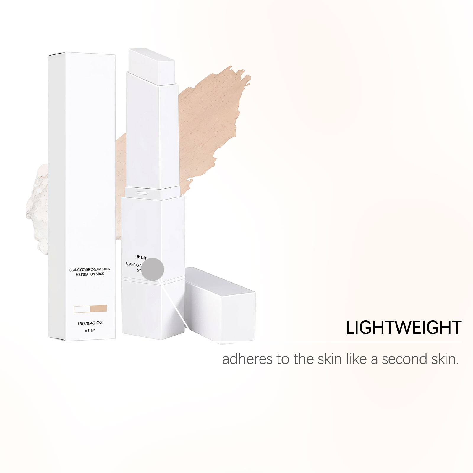 Concealer Color Changing Foundation Stick Ivory White Natural Fit Concealing Light Hydrating Matte Sheer Facial Base Makeup Modification