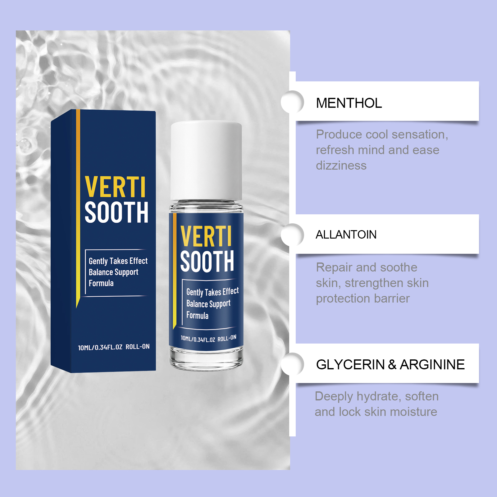 Ear Roller Liquid Mild Soft Smooth Refreshing Texture Gentle Care For Household Outdoor Various Scenarios Ear Surround Coating
