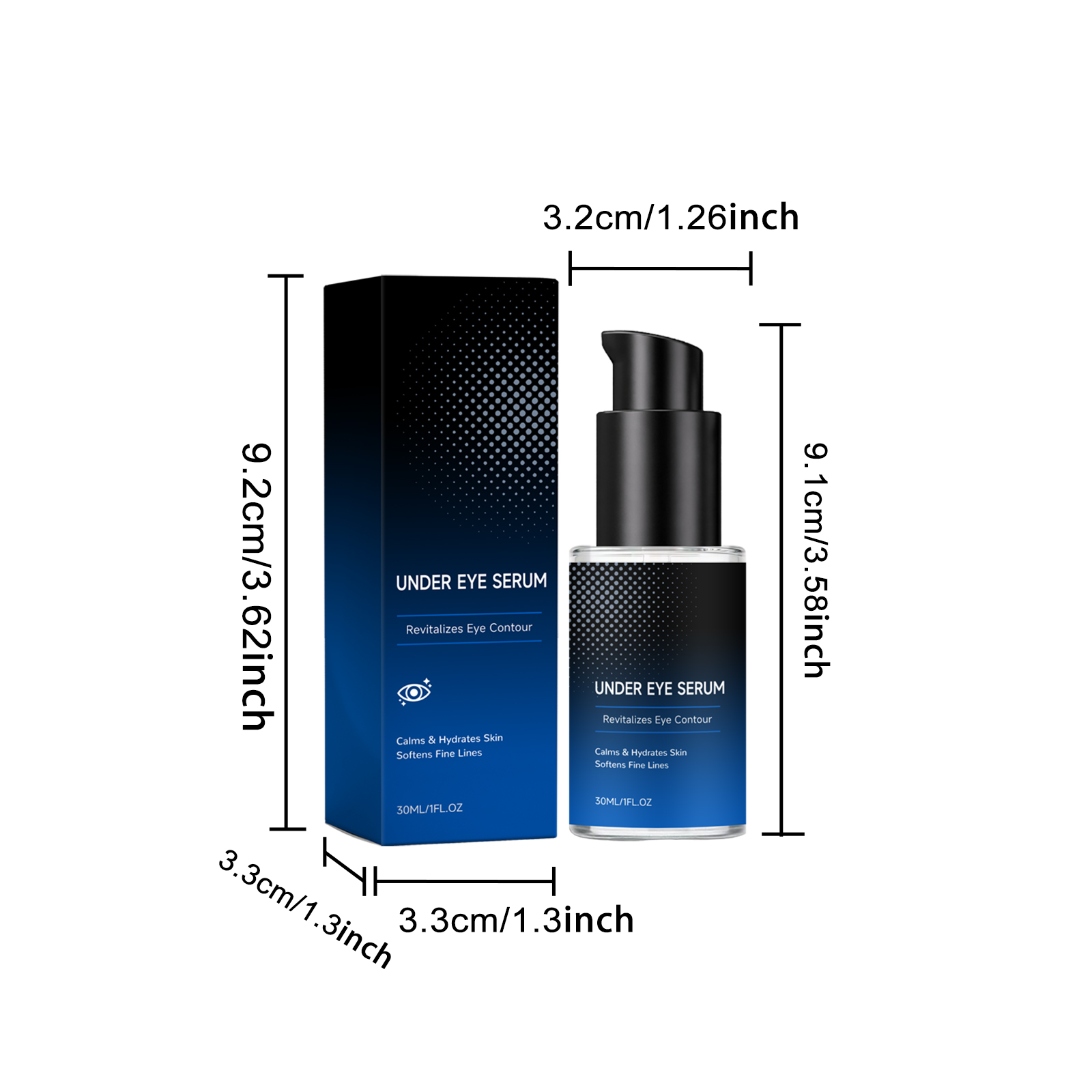 Eye Nourishing Serum Gentle Care Moist Soft Light Skin Daily Massage Apply