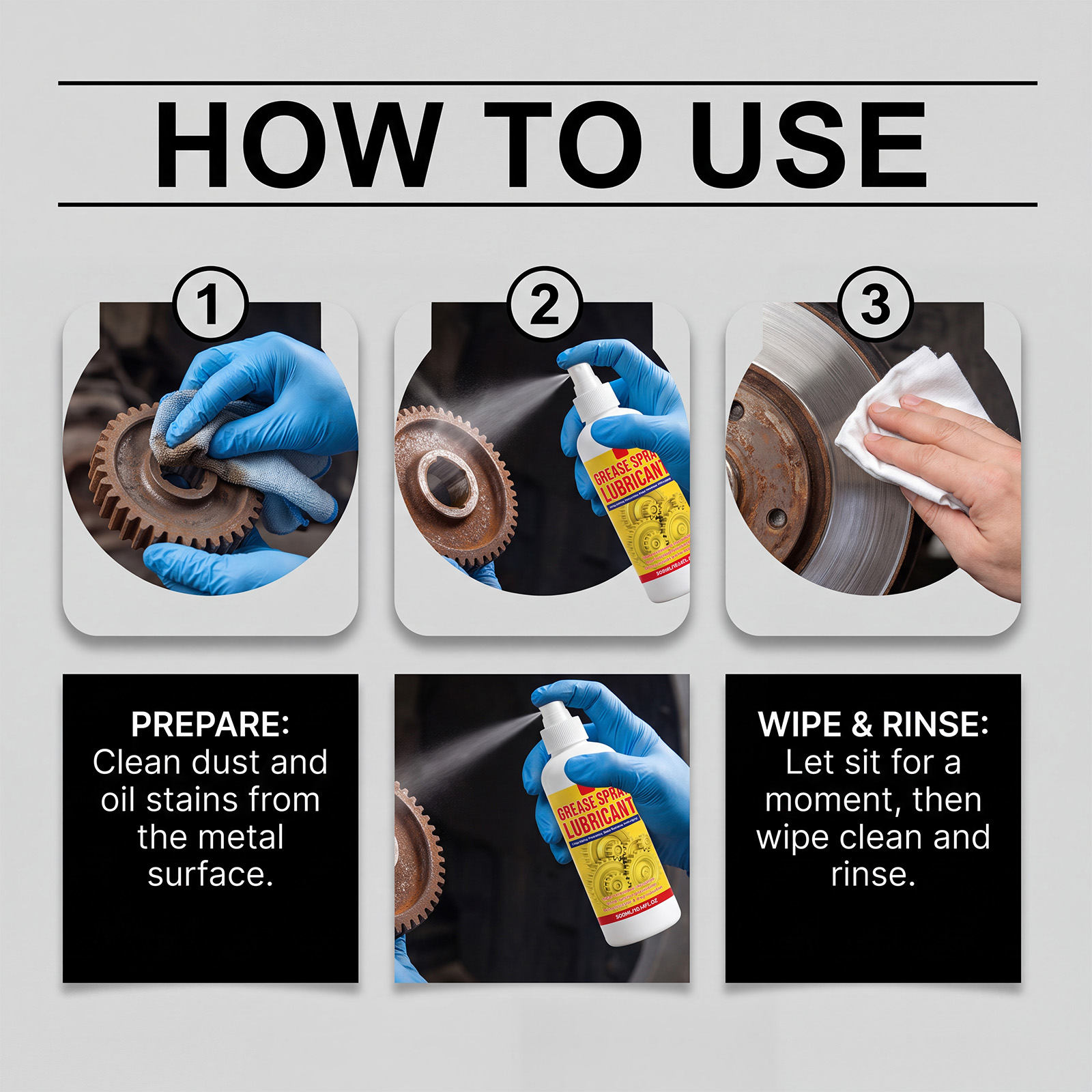 Rust Removing Lubricating Spray Daily Household Cleaning Renovating Metal Surface Moisture Proof Anti Rust Multi Functional Lubricant
