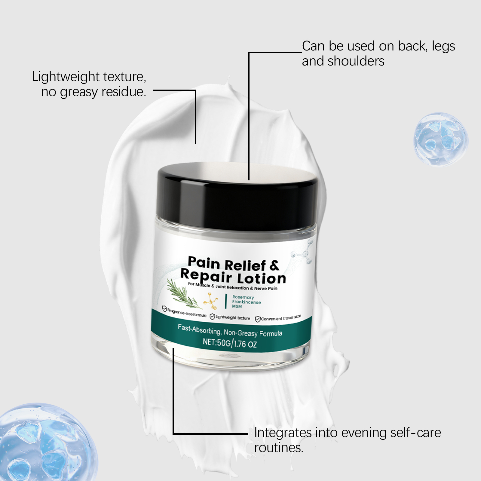 Body Care Cream Mild Gentle Nourishing Comfort Skin Elbows Ankles Daily External Massage