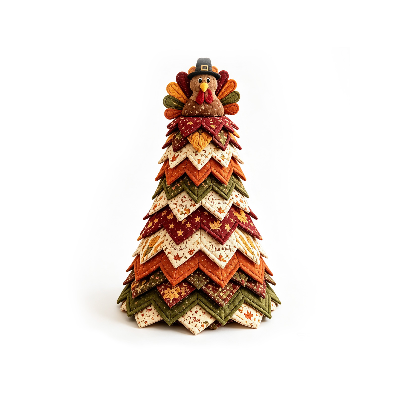 (Black Cat) Christmas Tree Quilt Set Unique Decoration Quilting Craft Festival Print Atmosphere Toy