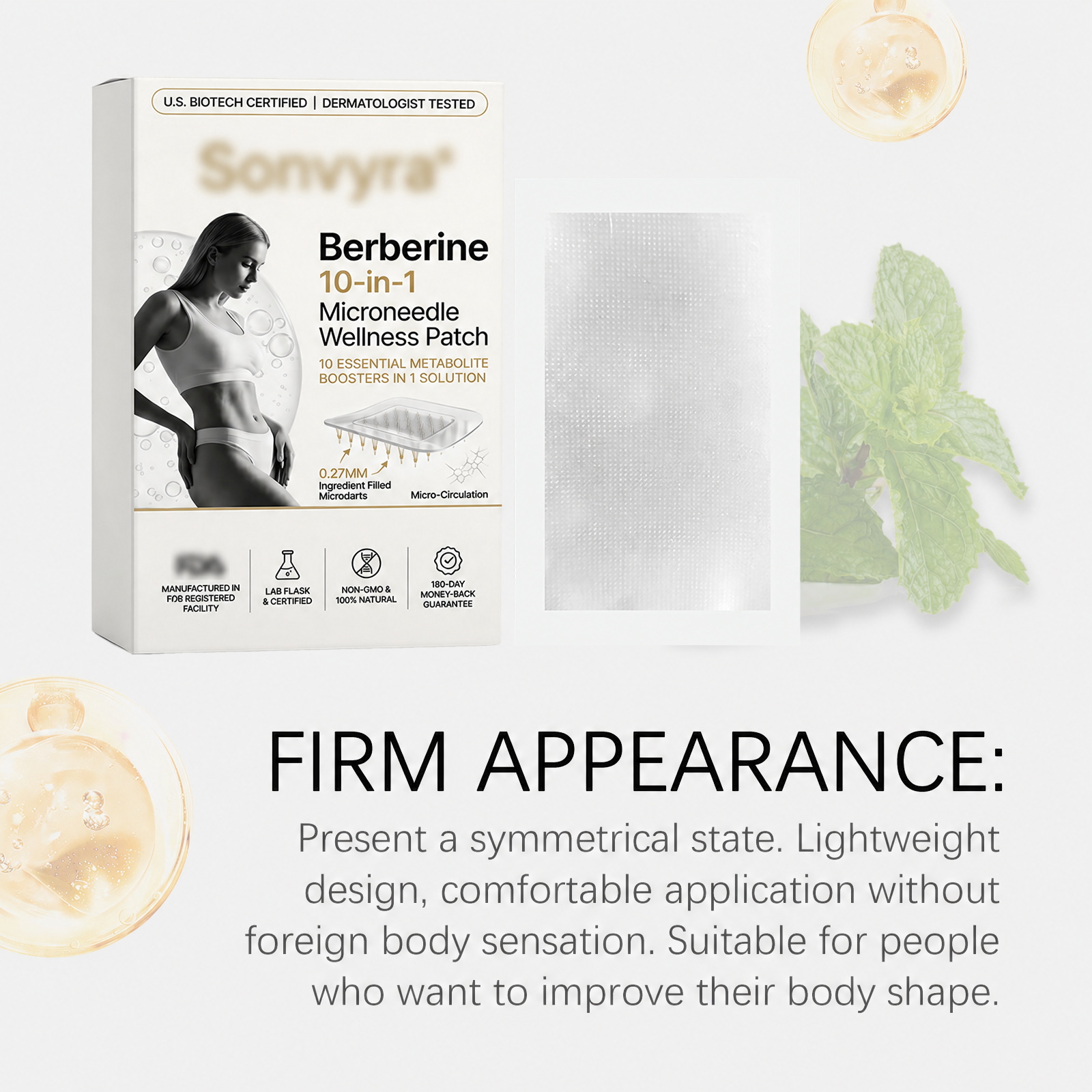 Micro Needle Health Patch Ten Essences Compound Mild Permeable Formula Daily Convenient Body Care Sticker
